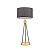 Настольная лампа Lumina Deco Belforte LDT 5527 GD+BK