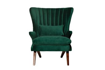 DY-733 Кресло велюр зеленый 82*90*110см