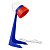 Настольная лампа Uniel ULO-K22 D/E14/A White/Blue/Red UL-00010040