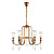 Подвесная люстра Lumina Deco Rionella LDP 8041-6 S.GD