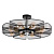 Потолочная люстра Arte Lamp Maasym A7044PL-8BK