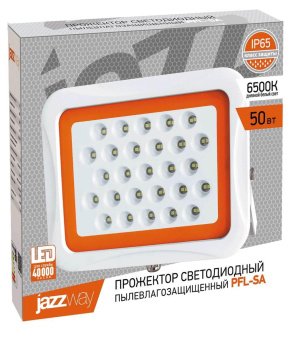 Прожектор светодиодный Jazzway PFL-SA 50W 6500K 5007970