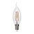 Лампа светодиодная филаментная Uniel E14 9W 3000K прозрачная LED-CW35-9W/3000K/E14/CL PLS02WH UL-00005168