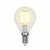Лампа светодиодная филаментная Uniel E14 6W 4000K прозрачная LED-G45-6W/NW/E14/CL PLS02WH UL-00001371
