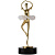 Статуэтка настольная ArtHomeDecor BALLET 5594 GOLD  WHITE