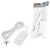 Удлинитель Uniel Ultra 2гн х 5м б/з S-CU2-5 White UL-00009978