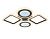 Потолочная светодиодная люстра Ambrella light Original FA431