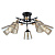 Потолочная люстра Arte Lamp GLASSY A5078PL-5BK