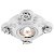 Встраиваемый светильник Ambrella light Desing D5504 W/CH