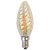 Лампа светодиодная филаментная ЭРА E14 5W 2700K золотая F-LED BTW-5W-827-E14 gold Б0027941