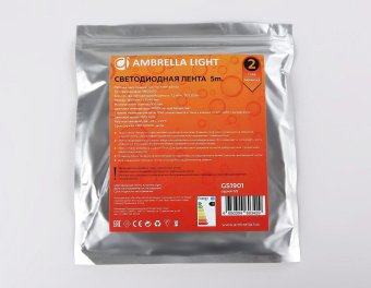 Светодиодная влагозащищенная лента Ambrella Light 7,2W/m 30LED/m 5050SMD теплый белый 5M GS1901
