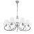 Подвесная люстра MW-Light Федерика 21 684013107