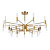 Подвесная люстра Arte Lamp Ramona A7410PL-40PB