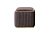 102AN-PUF-1300-KOR Пуф Glarus, велюр коричневый 45*45*45 см