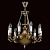 Подвесная люстра Artglass Dafne Brass Antique