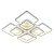 Потолочная светодиодная люстра Profit Light 8057/4+4 WHT