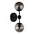 Бра Lumina Deco Zodiak LDW 6001-2 BK