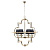 Подвесная люстра Lumina Deco Baltimore LDP 8020-6 GD+BK