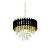 Подвесная люстра Lumina Deco Funneli LDP 6003-400 BK+F.GD