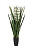 29BJ-911-45 Орхидея CYMBIDIUM искусств. белая в горшке h110 см