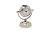 79MAL-5327-19NI Часы настольные перламутр/хром d10, H19см