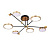 Потолочная светодиодная люстра Arte Lamp Holly A1364PL-6PB