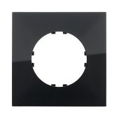 Рамка LK Studio 1-постовая квадрат (черный) Vintage-Quadro 884108-1
