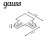Коннектор L-образный Gauss TR133